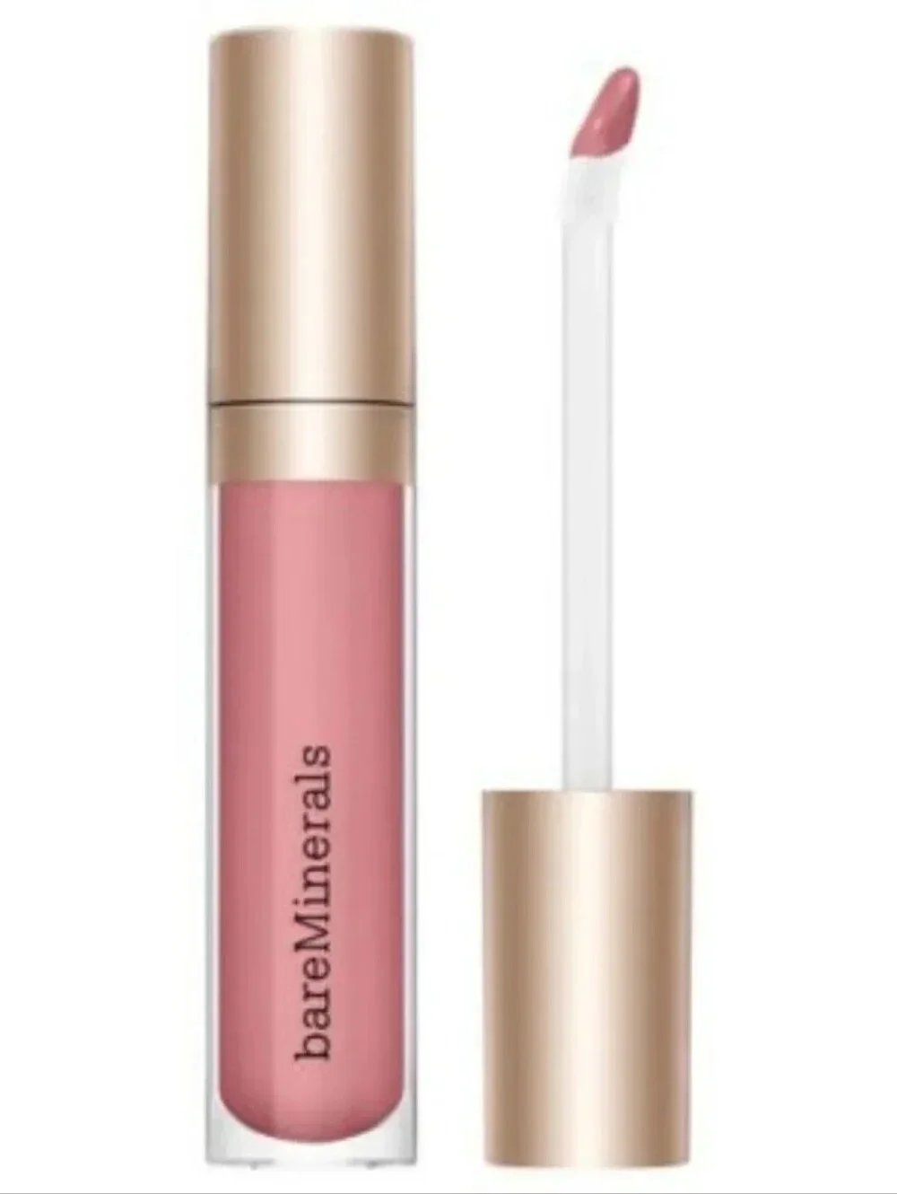 Bareminerals Mineralist HEART Lip gloss Balm- Sheer Milky Baby Pink With Pearl